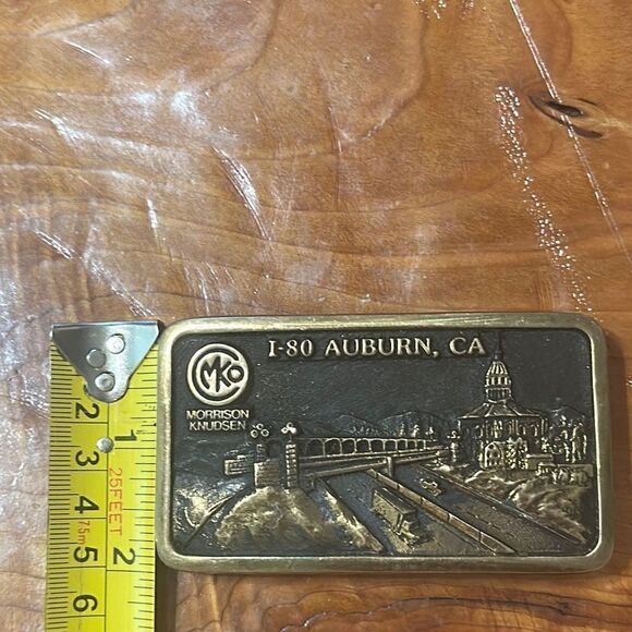MKO I-80 Vintage Auburn, Ca Brass Buckle main image 7